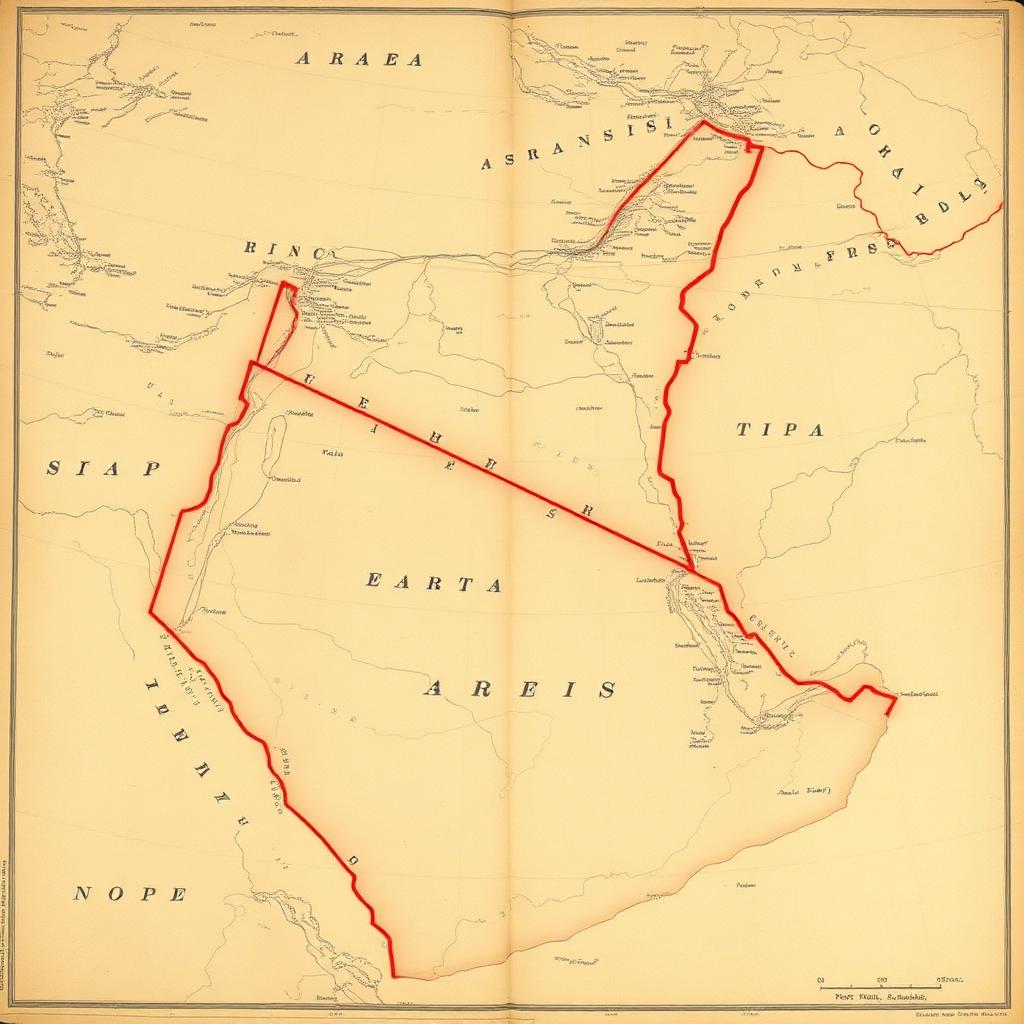 Sykes-Picot haritası