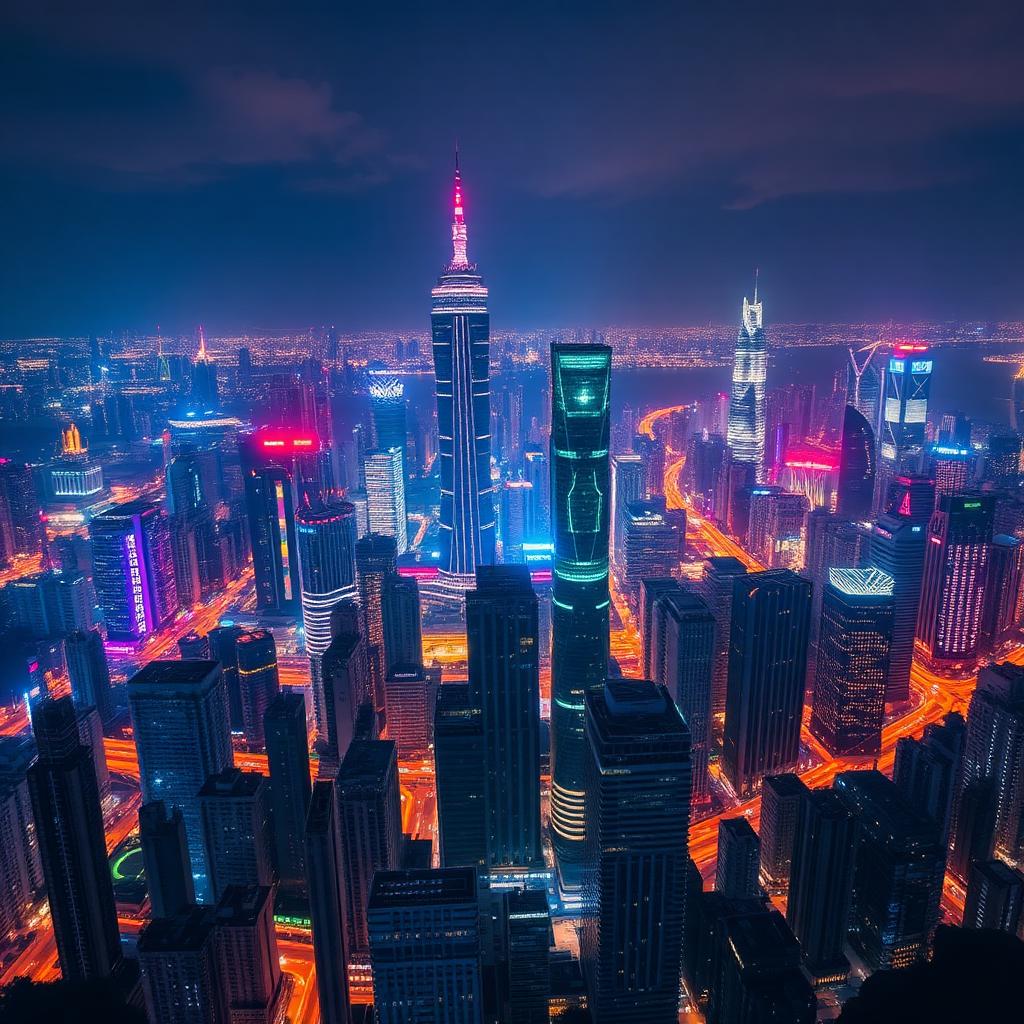 Shenzhen gökdelenleri