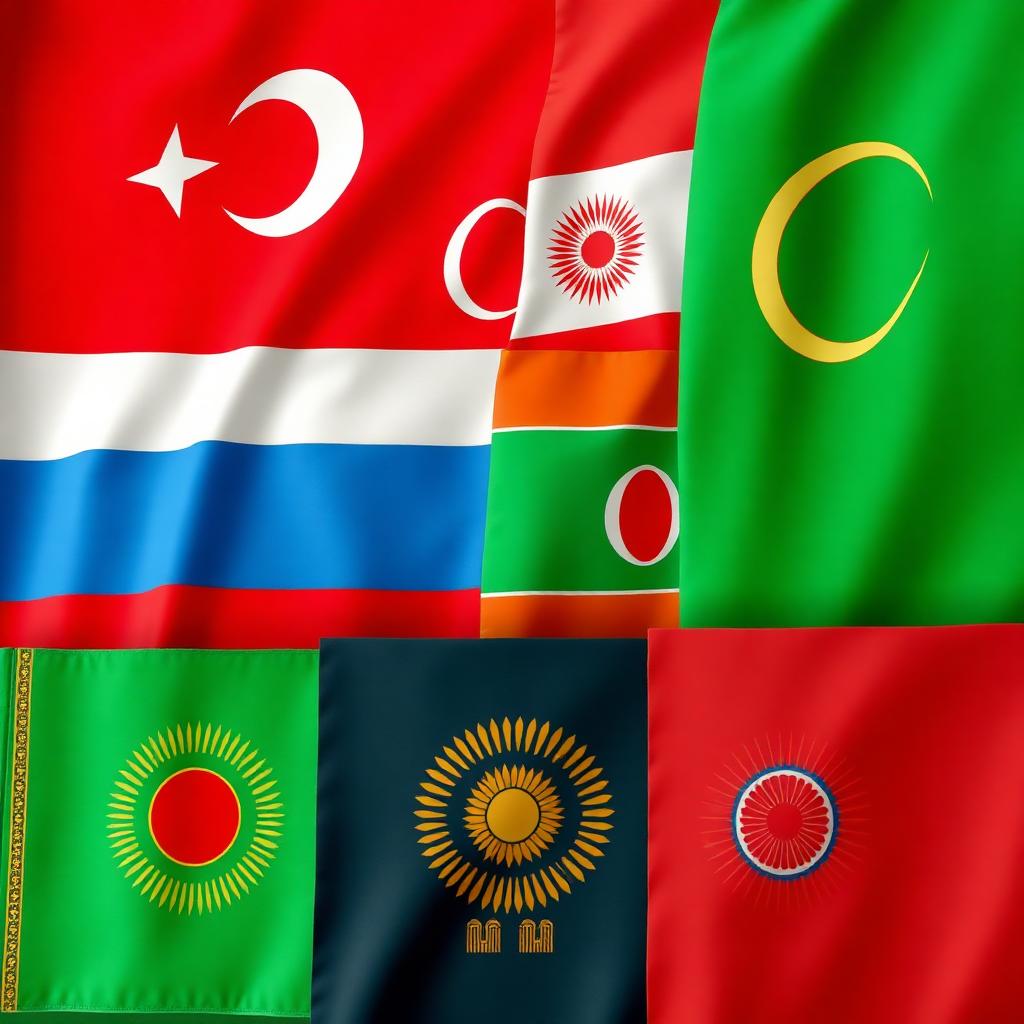 Türk cumhuriyetleri bayrakları